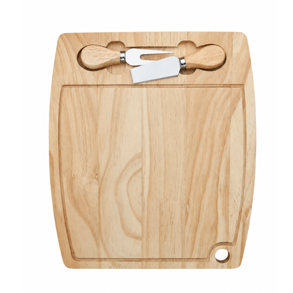 Tabla con utensillos